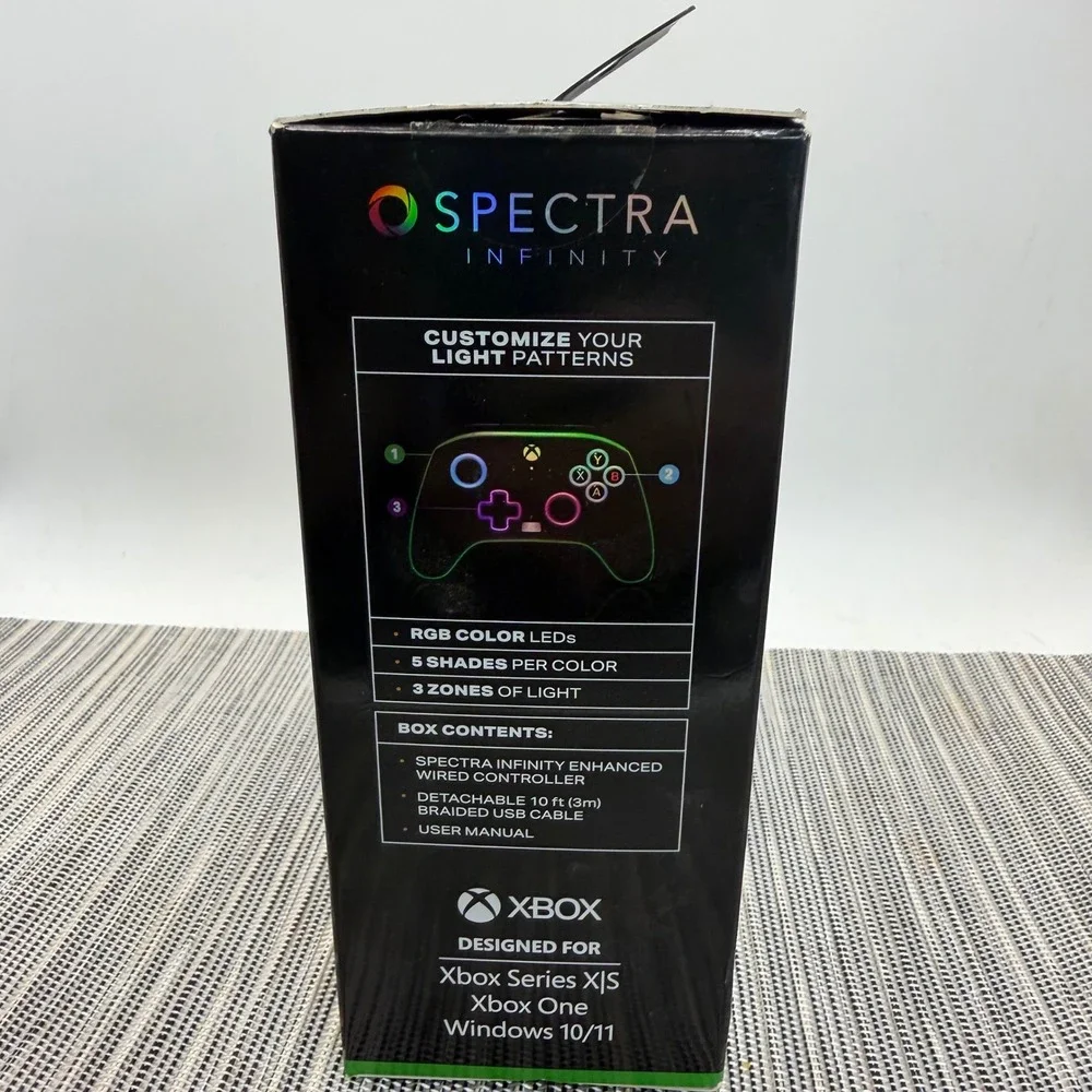 PowerA Spectra Infinity Enhanced Wired Controller Xbox Series X S One PC Black